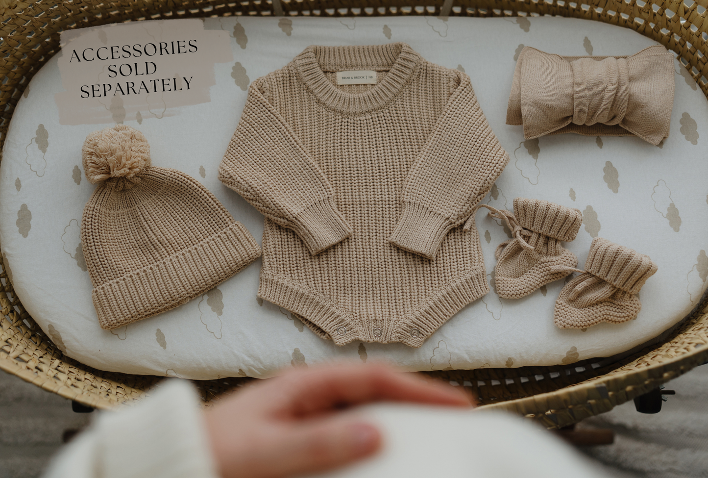 Chunky Knit Romper — Oat
