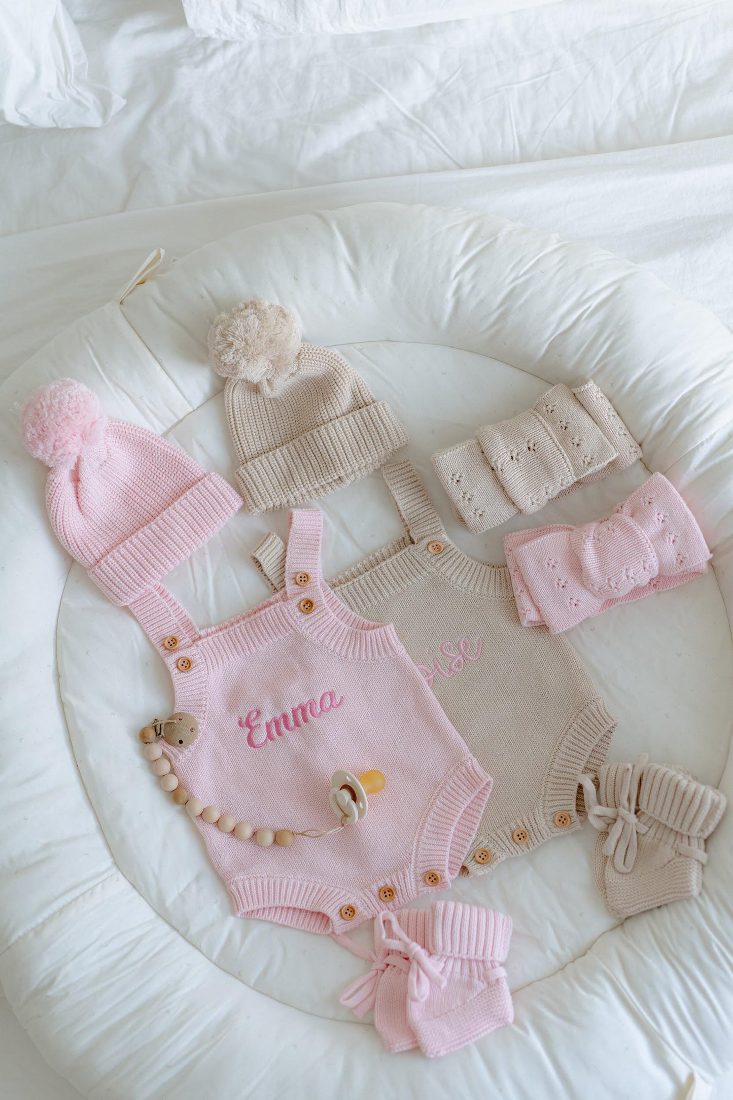 Knit Beanie Pom Hat