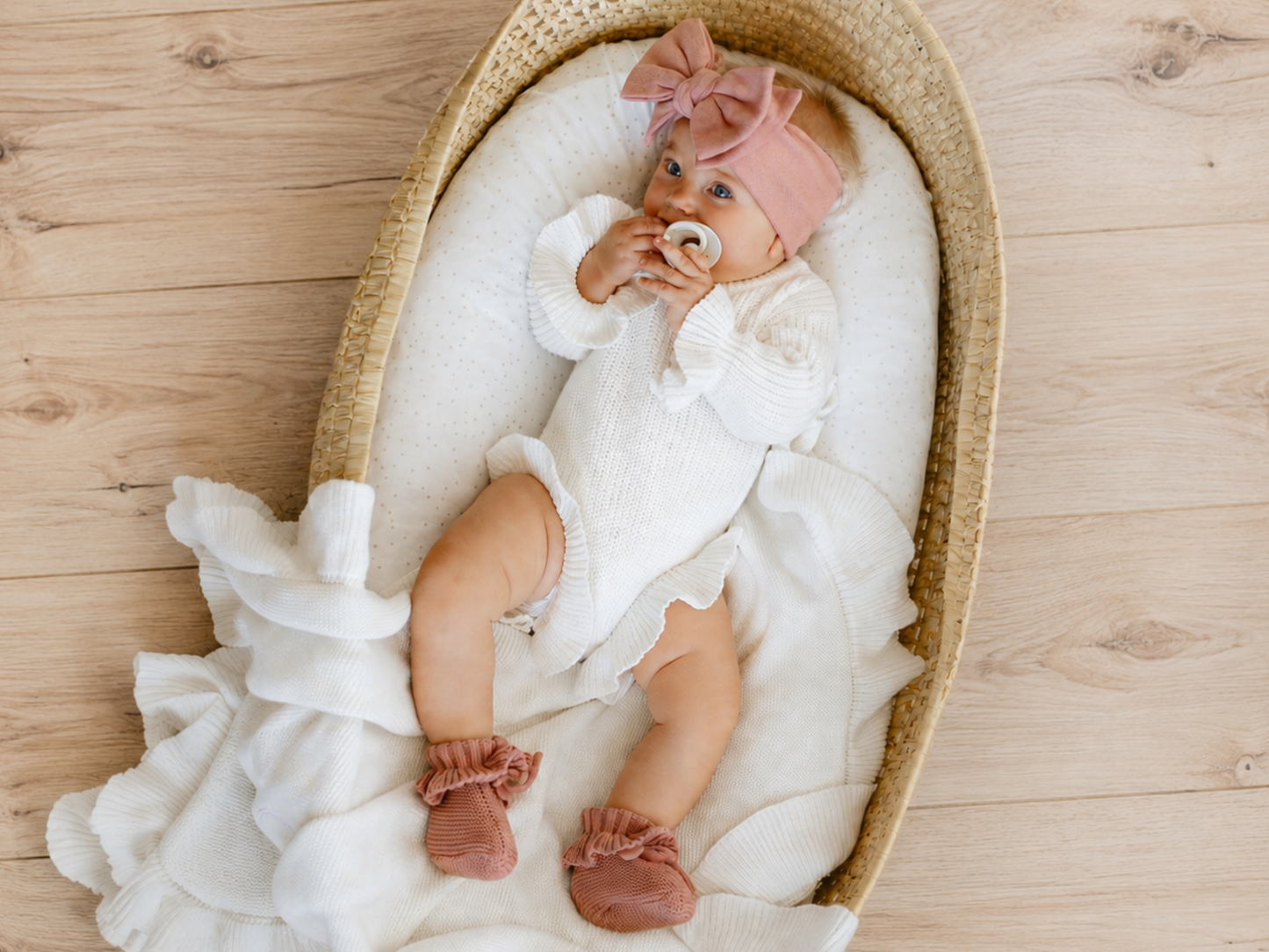 Baby Girl Knit Outfit Set