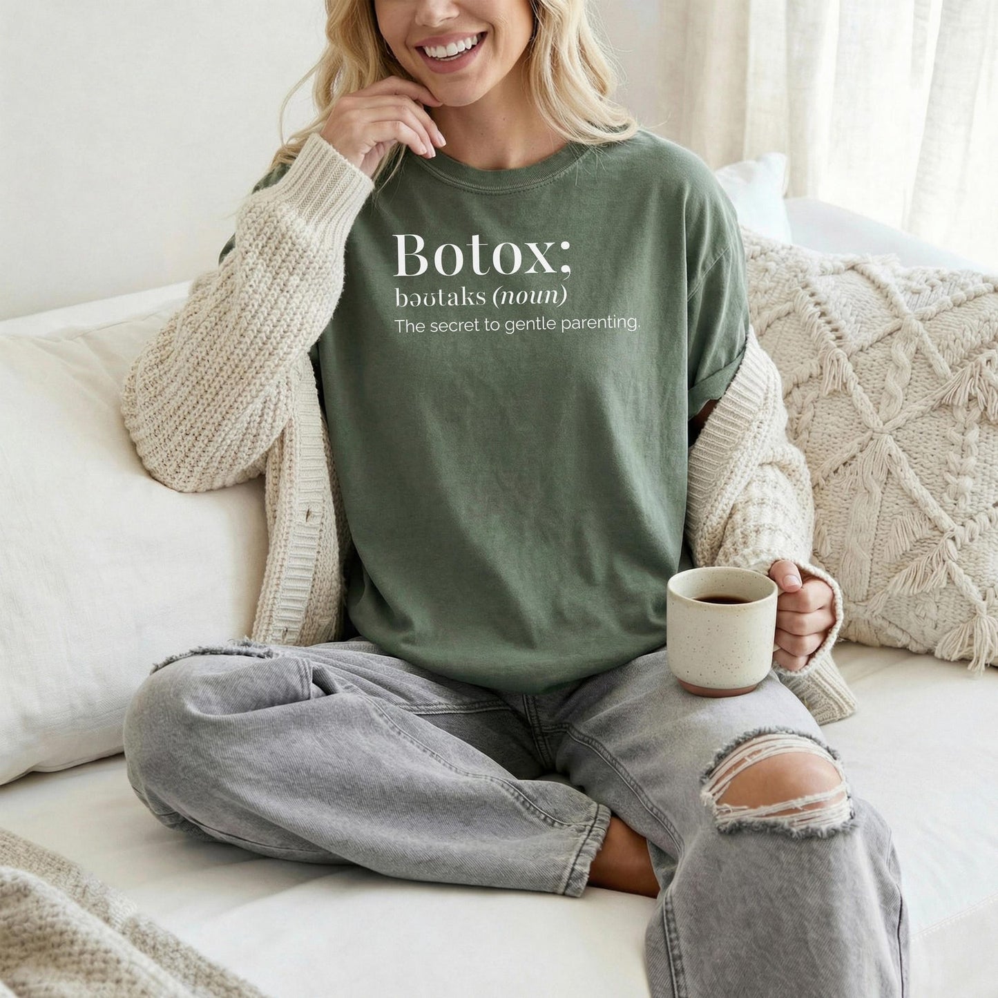 Gentle Parenting Funny Mom Tee