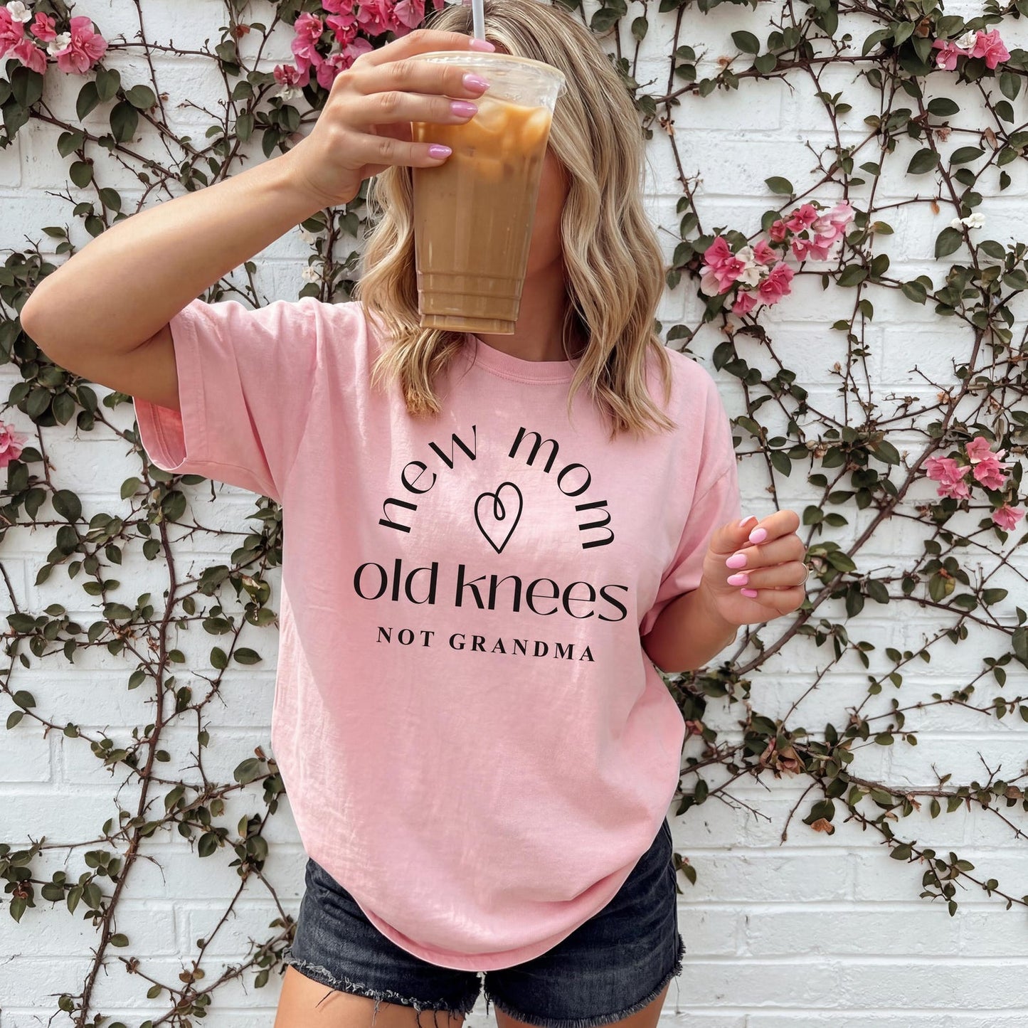 New Mom Old Knees Not Grandma T-shirt