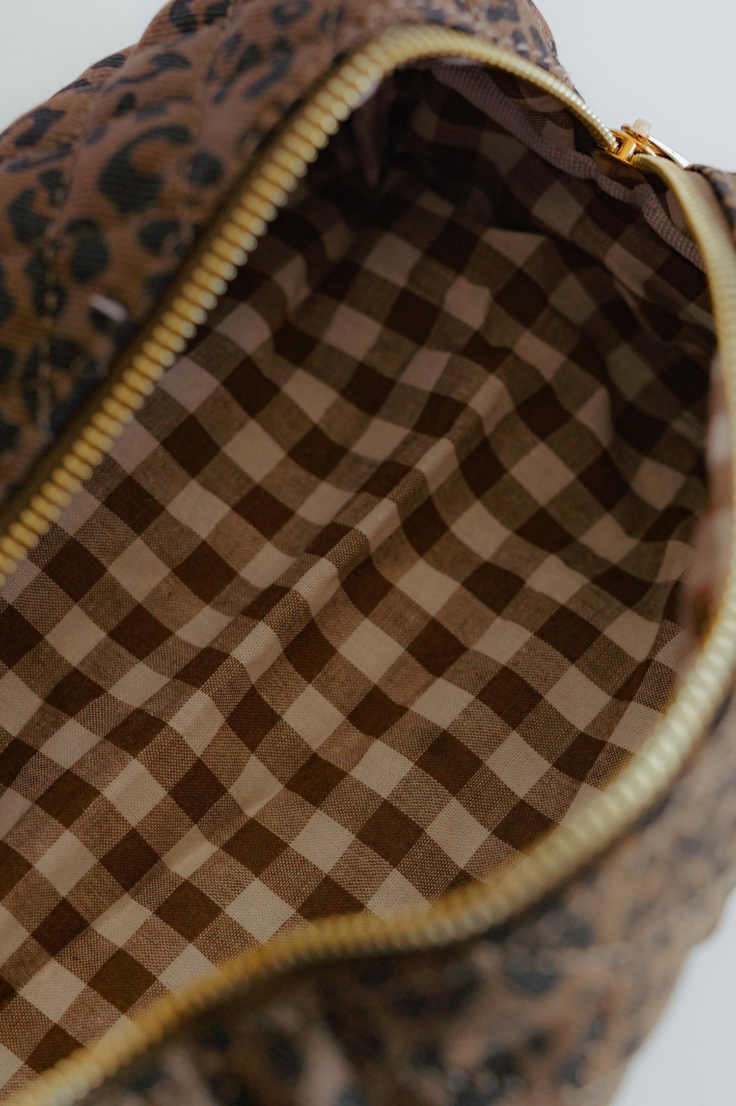Leopard cosmetic bag