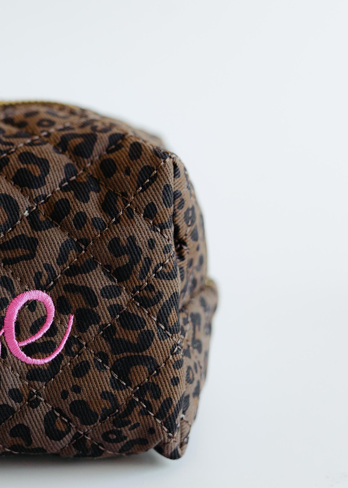 Leopard cosmetic bag