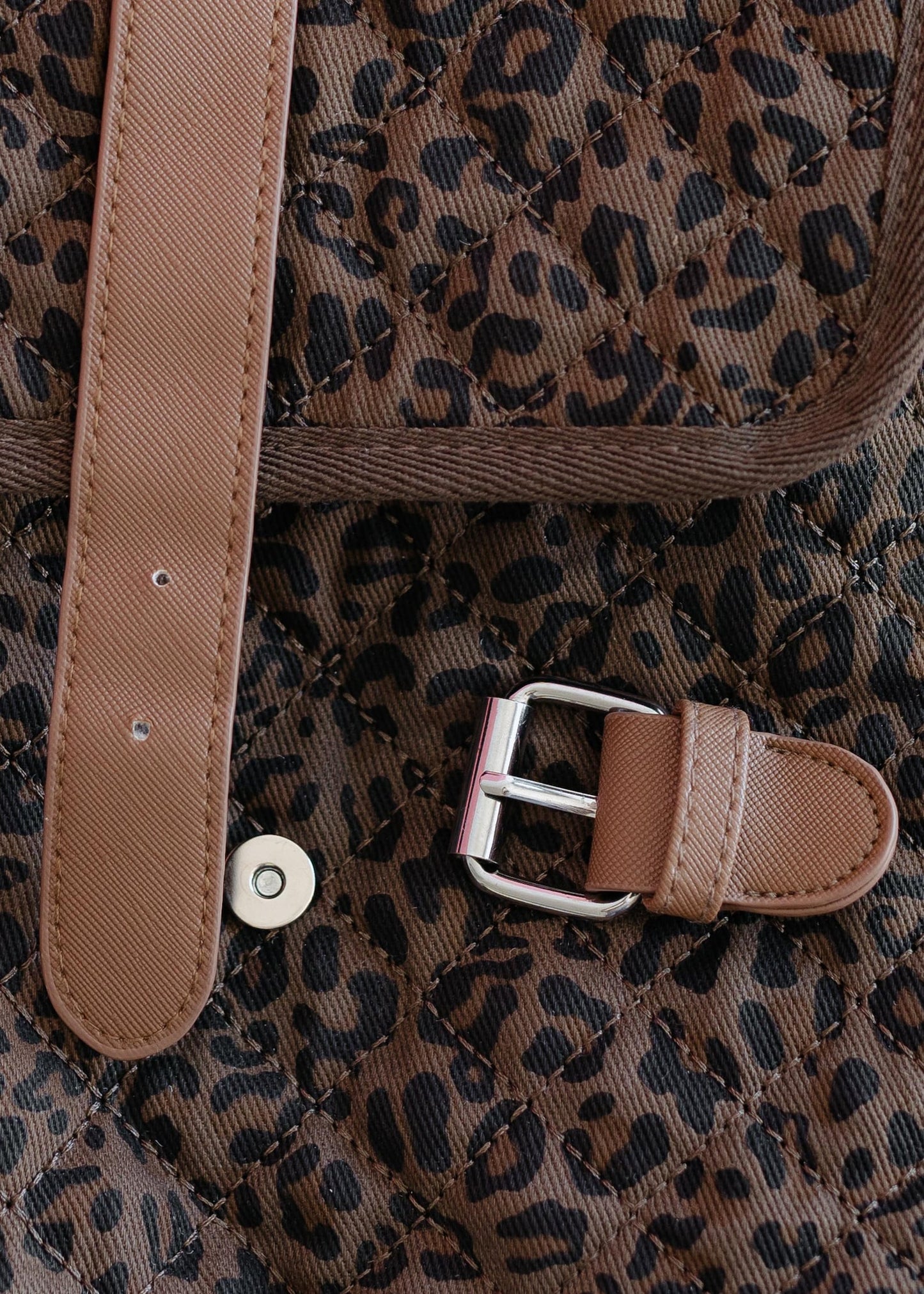 Quilted floral lunch bag