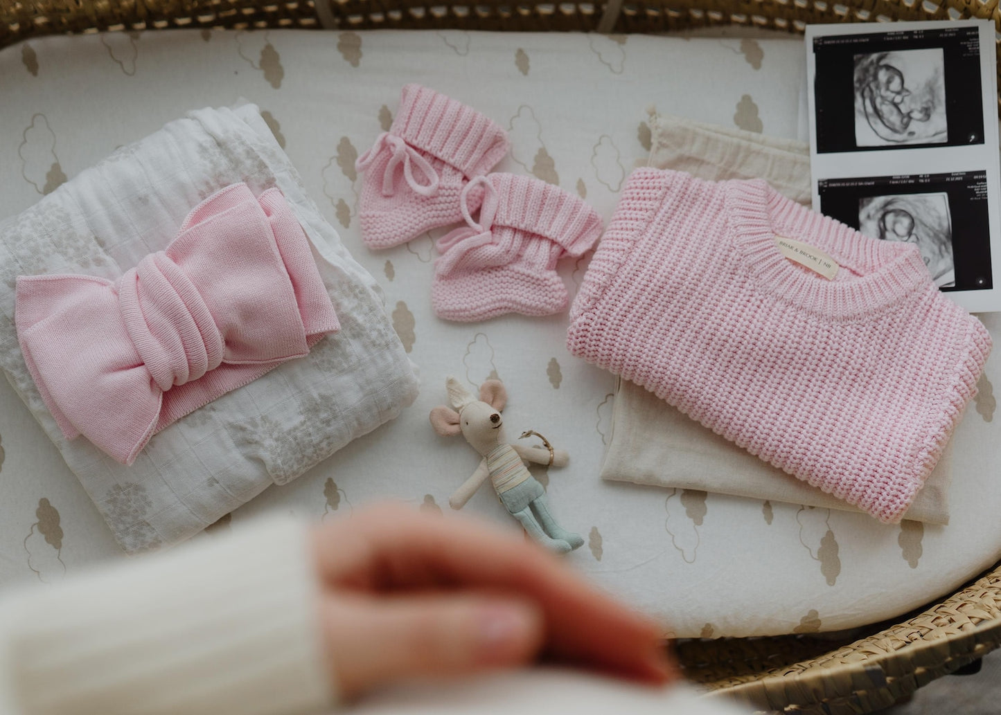 Pink Chunky Knit Romper