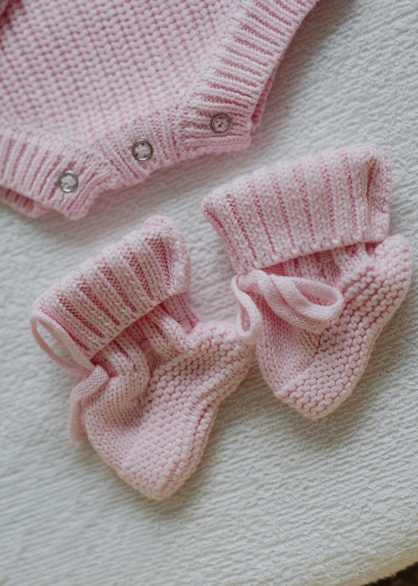 Pink Chunky Knit Romper