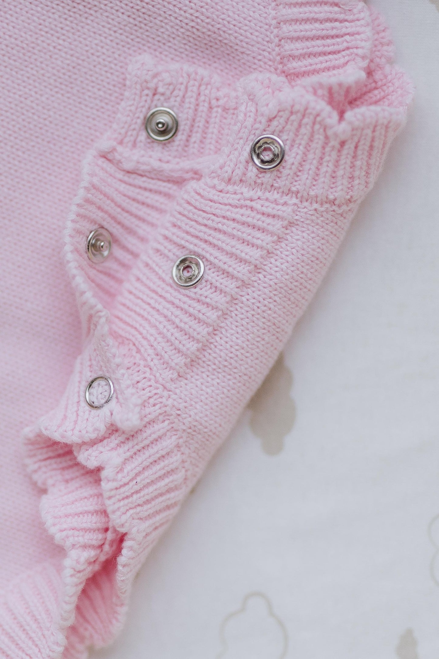 Short Sleeve Pink Summer Knit Romper
