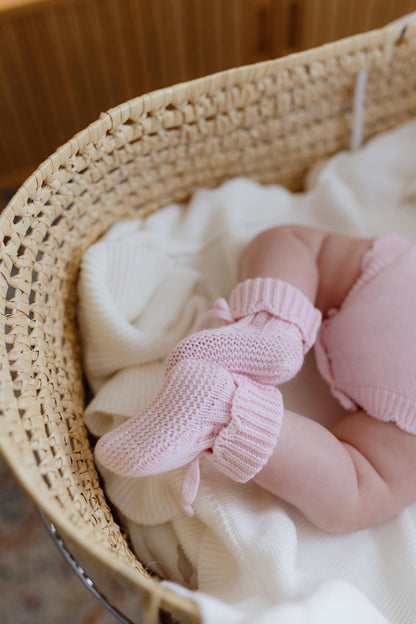 Short Sleeve Pink Summer Knit Romper