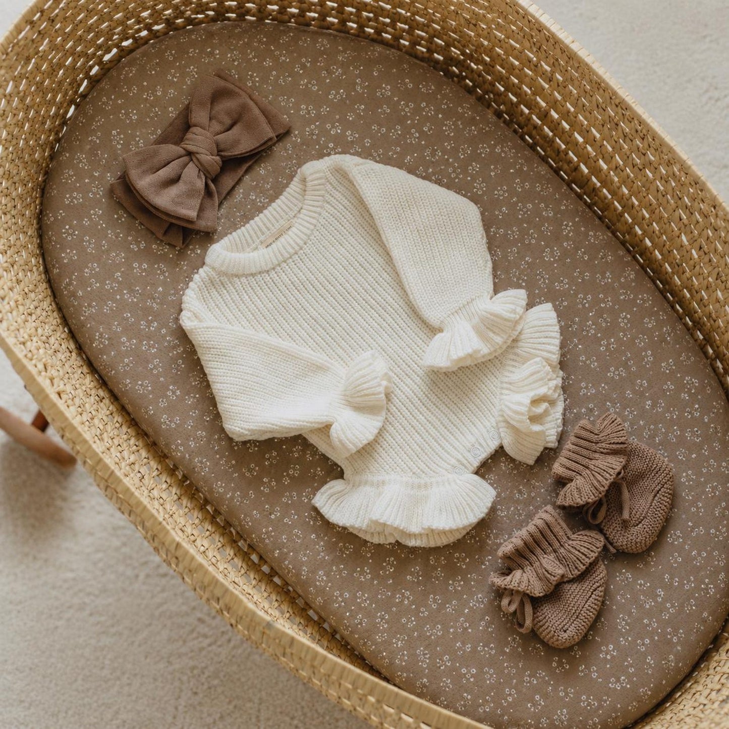 Baby Girl Knit Outfit Set