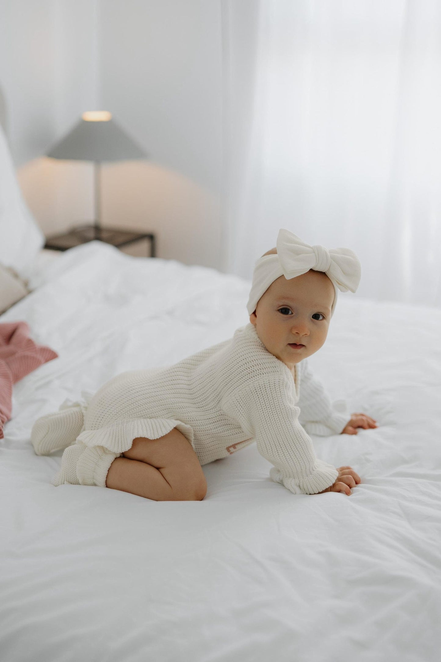 Baby Girl Knit Outfit Set