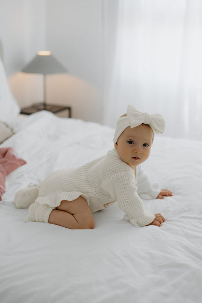 Baby Girl Knit Outfit Set