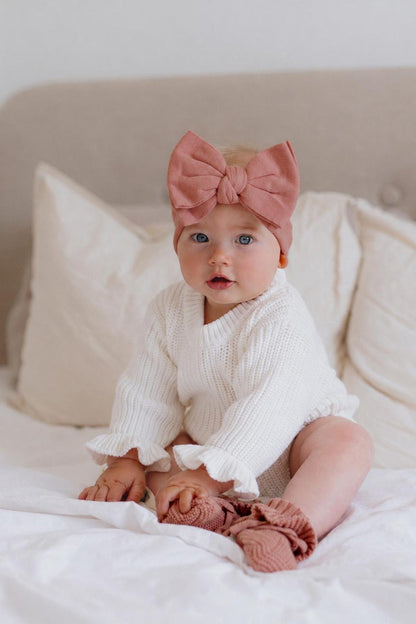 Baby Girl Knit Outfit Set