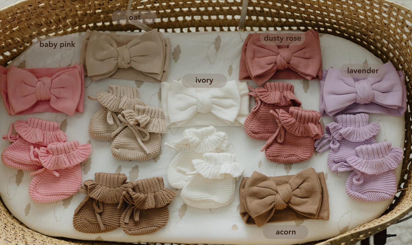 Baby Girl Knit Outfit Set