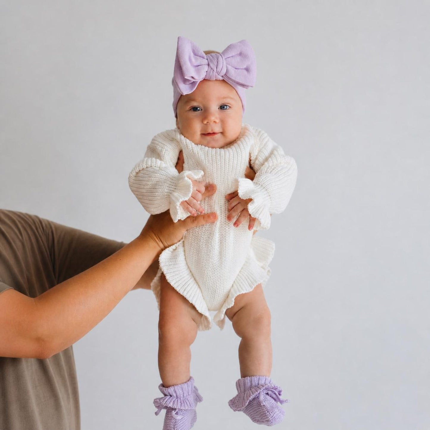Baby Girl Knit Outfit Set