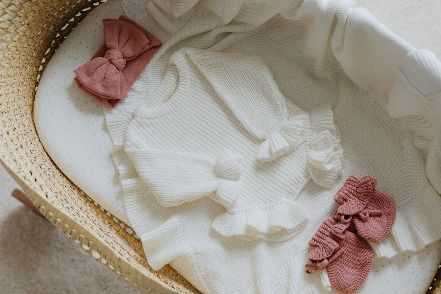 Baby Girl Knit Outfit Set