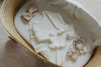 Baby Girl Knit Outfit Set