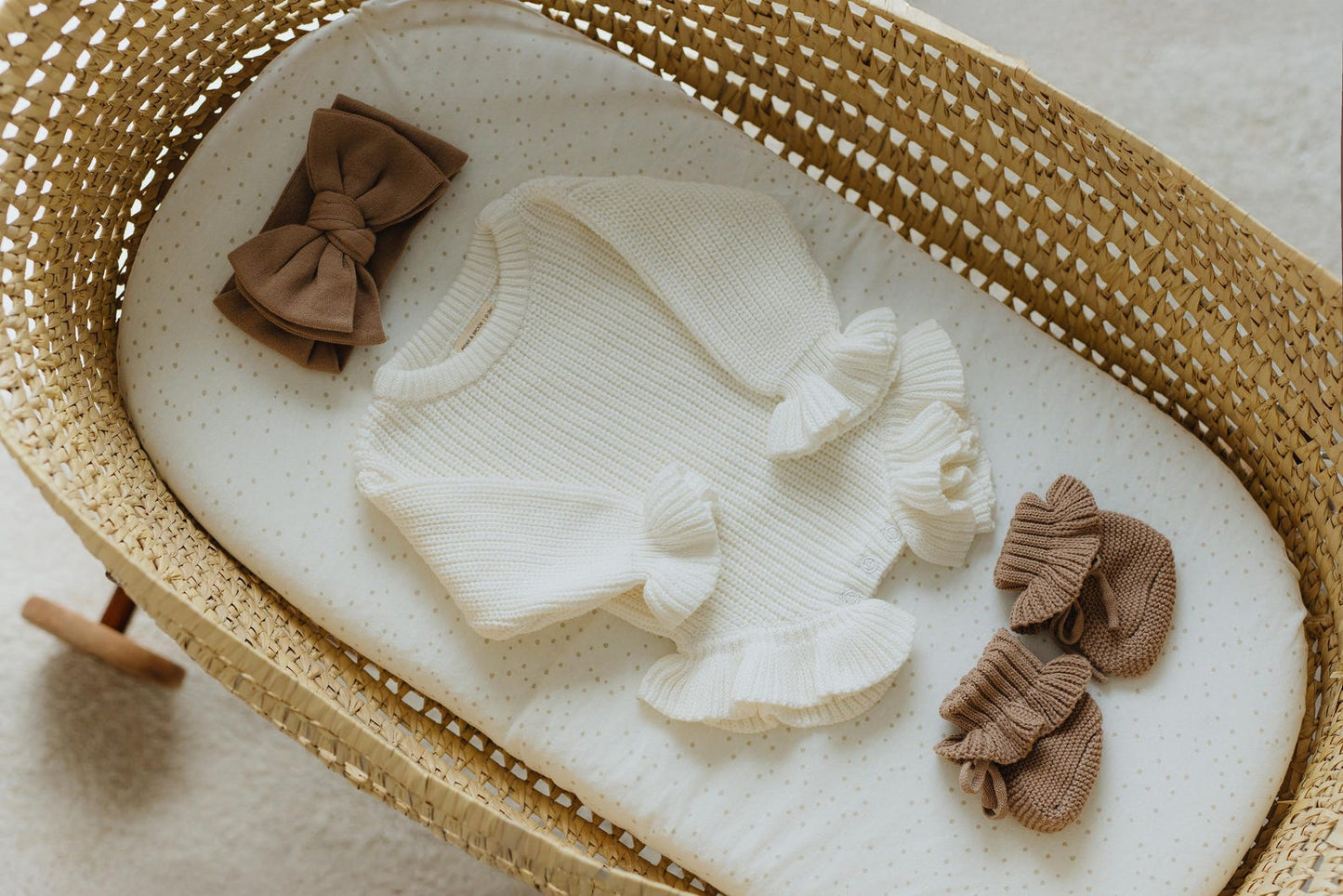Baby Girl Knit Outfit Set